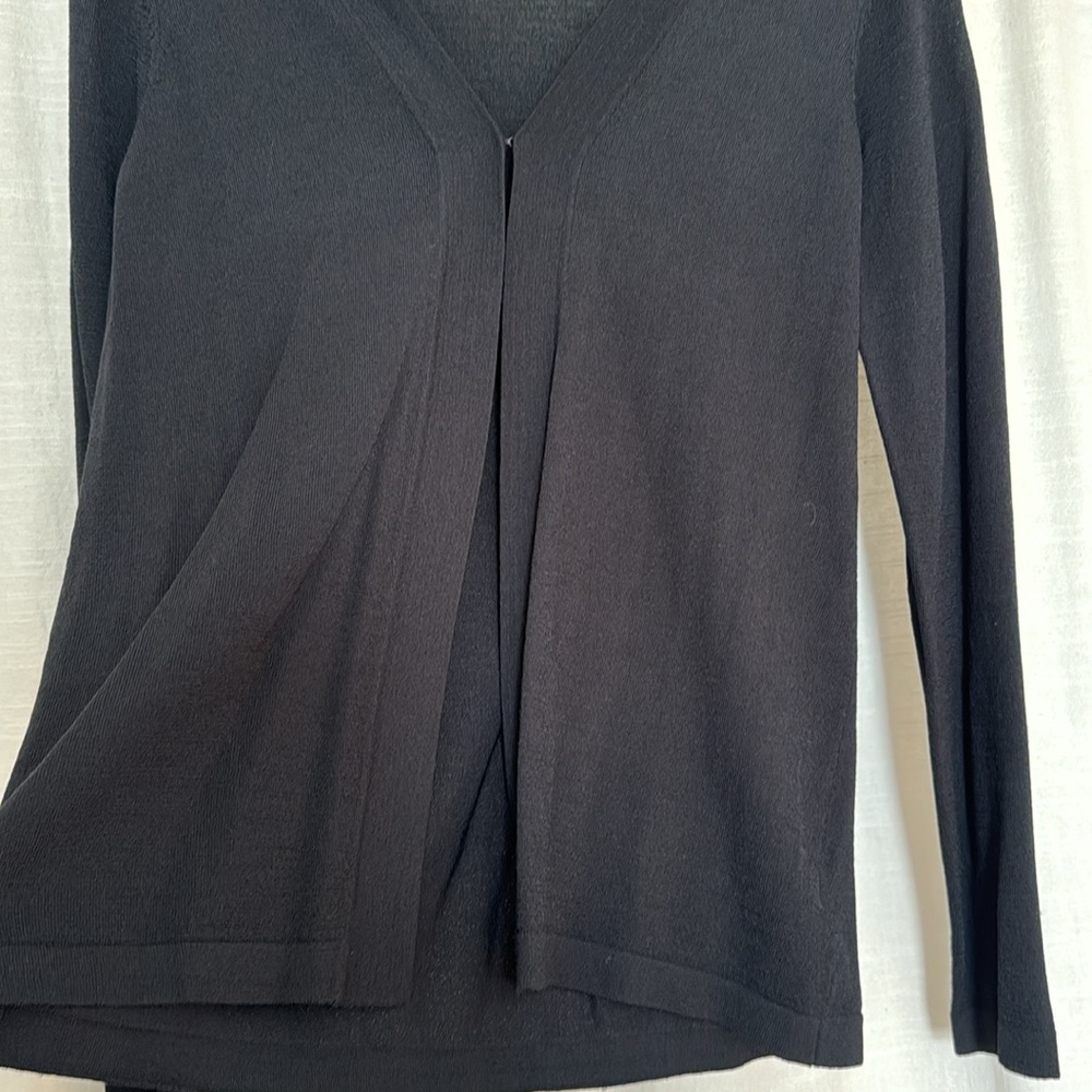 Folio Small Cardigan with Single Eyelet Closure